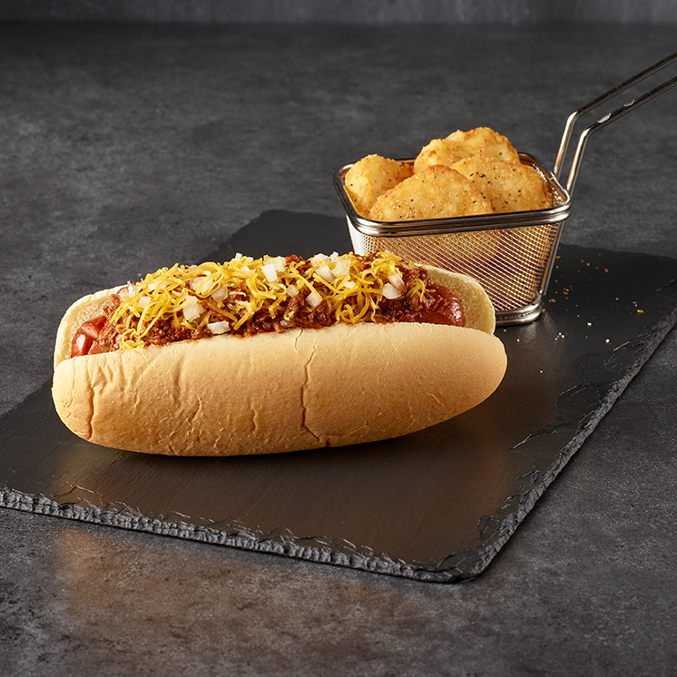 Brisket Chili Cheese Dog